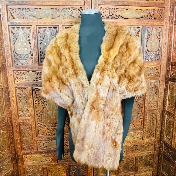 Vintage Hochschild, Kohn & Co 1940’s - 1950’s Elegant Brown Mink Fur Stole Shawl - Picture 9 of 10